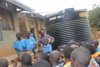 One of Kyempapu's partner organizations, Raincatcher USA, has donated some water tanks to the village. Thank you!